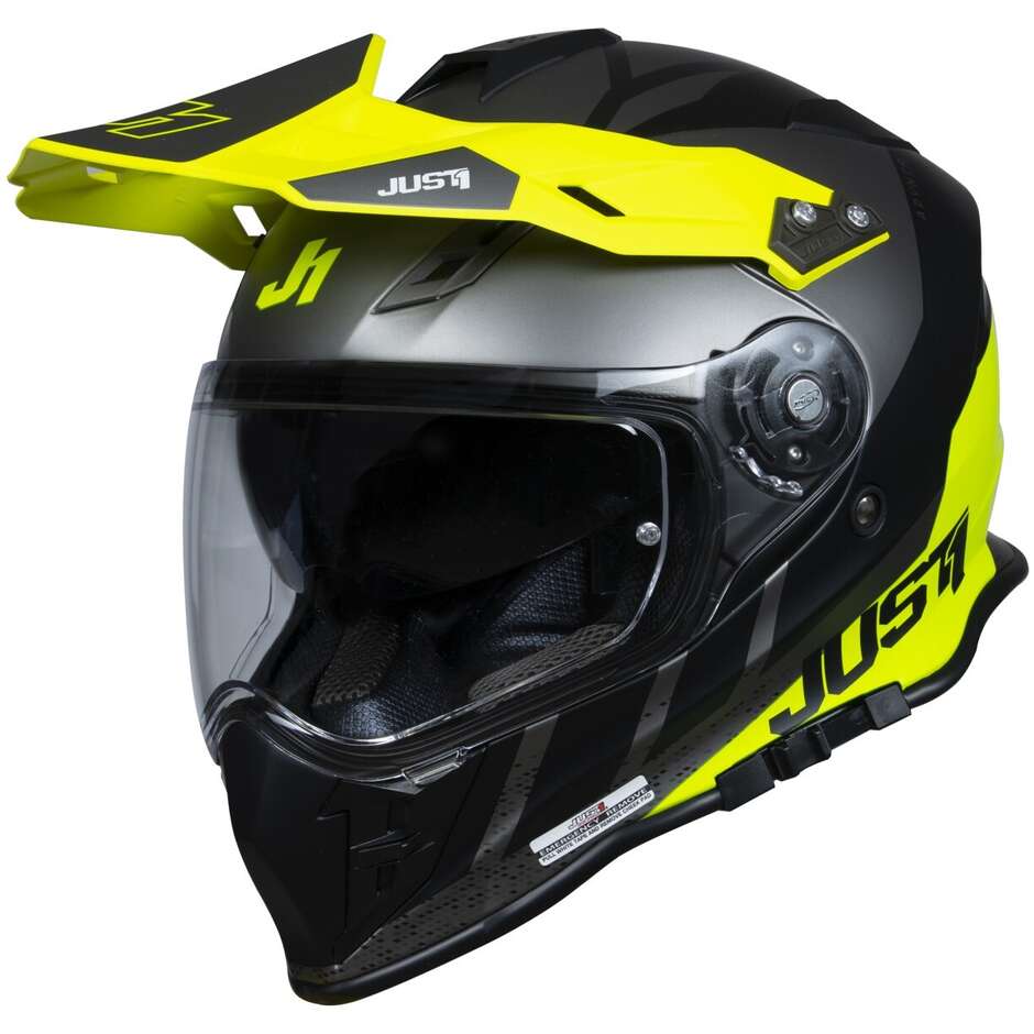 Casco de moto discount amarillo