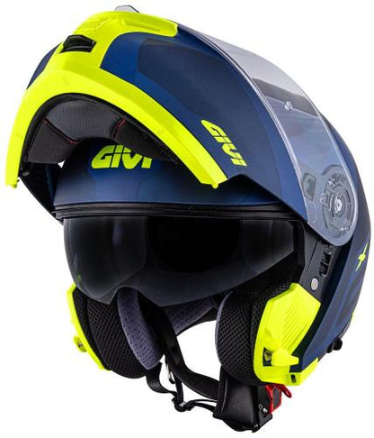 Givi Casco X21 Challenger Spirit  Azul / Amarillo