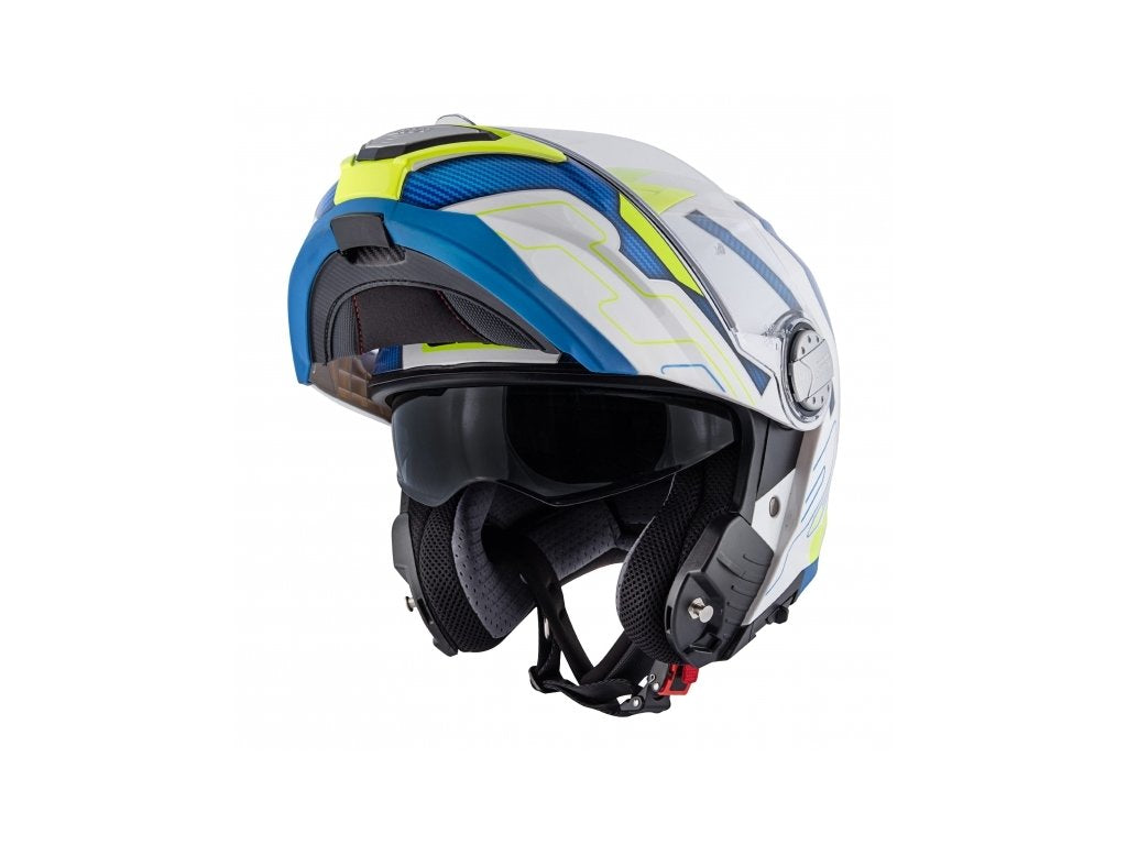 Givi Casco X23 Sidney Protect Blanco/Azul/Amarillo