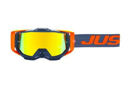 Just1 Antiparra Iris 2.0 Logo Orange-Grey - Lente Red Mirror -