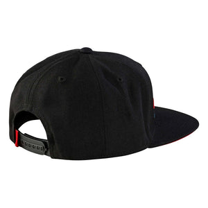 Troy Lee Designs Jockey Snapback Factory Racing Black-ProCircuit