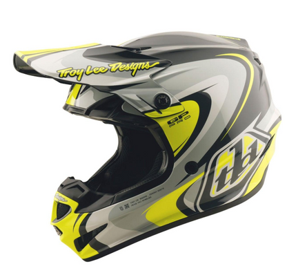 CASCO TROY LEE GP PRO CROSSOVER GRAY / FLO YELLOW