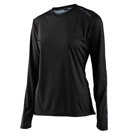 POLERA TROY LEE WOMENS LILIUM LS BLACK