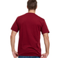 Polera Troy Lee Desing Factory Racing manga corta burgundy