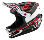 Troy Lee Designs Casco de Bicicleta D4 Polyacrylite Carbón/Rojo-ProCircuit