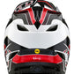 Troy Lee Designs Casco de Bicicleta D4 Polyacrylite Carbón/Rojo-ProCircuit