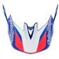 Casco Troy Lee Desing D4 Composite Omega White / blue