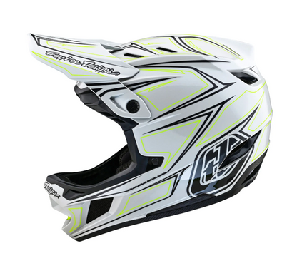 Casco Troy Lee Desing D4 Composite Pinned Gray