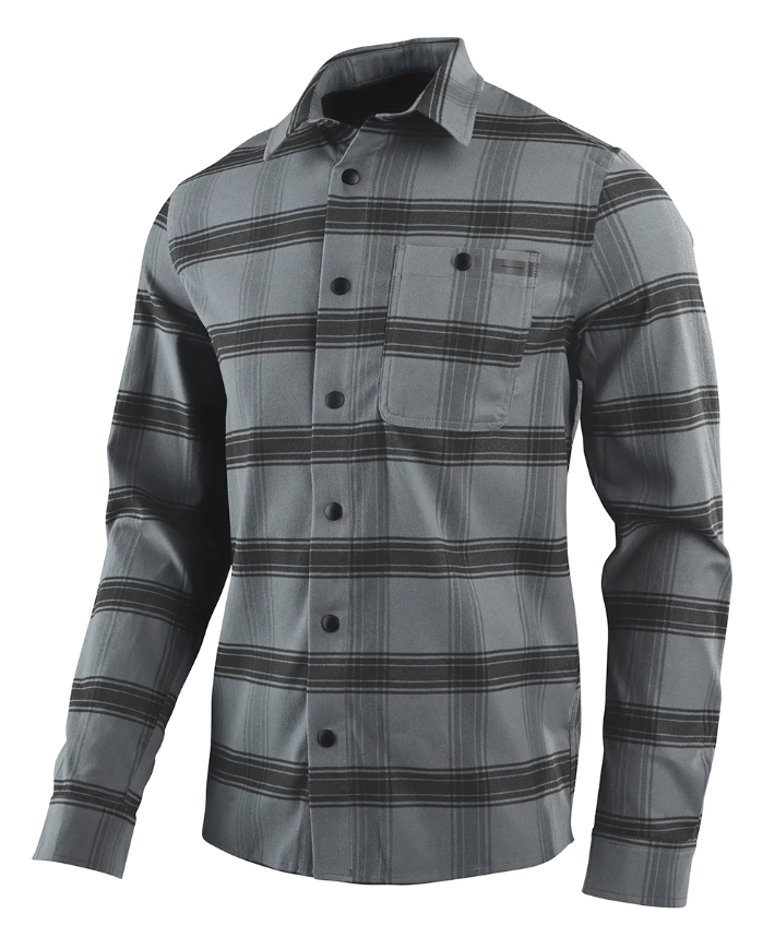 TROY LEE DESIGNS GRIND FLANNEL STRIPE CARBON-ProCircuit