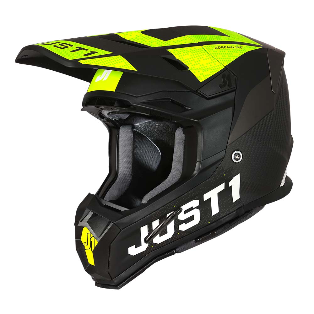 Just1 Casco J22 Adrenaline Fluo Yellow/Carbon