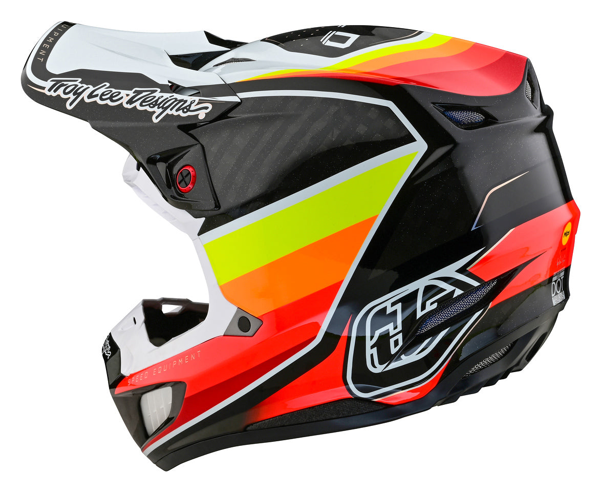 Troy Lee Designs Casco de Moto Se5 Carbon Reverb Negro/Sunset-ProCircuit