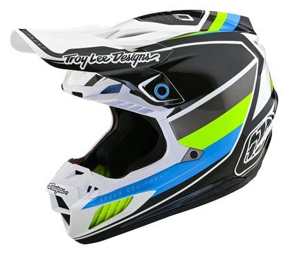 Troy Lee Designs Casco SE5 Composite Reverb Blanco/Azul-ProCircuit