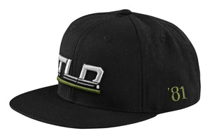 Troy Lee Designs Jockey Snapback Speed Negro-ProCircuit