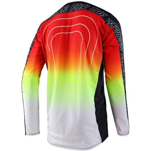 Troy Lee Designs Polera de Moto Se Pro Air Richter Negro/Rojo