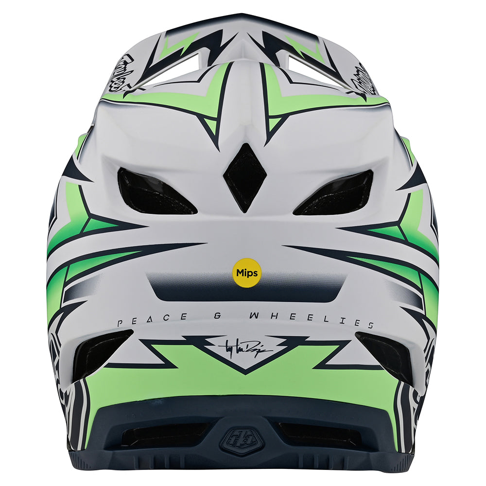 Troy Lee Designs Casco De Bicicleta D4 Composite Volt Blanco Mips-ProCircuit