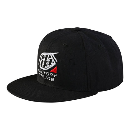 Troy Lee Designs Jockey Snapback Factory Icon Negro