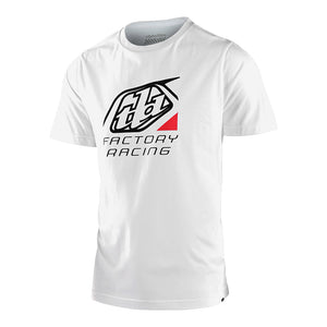 Troy Lee Designs Polera Factory Icon Blanca