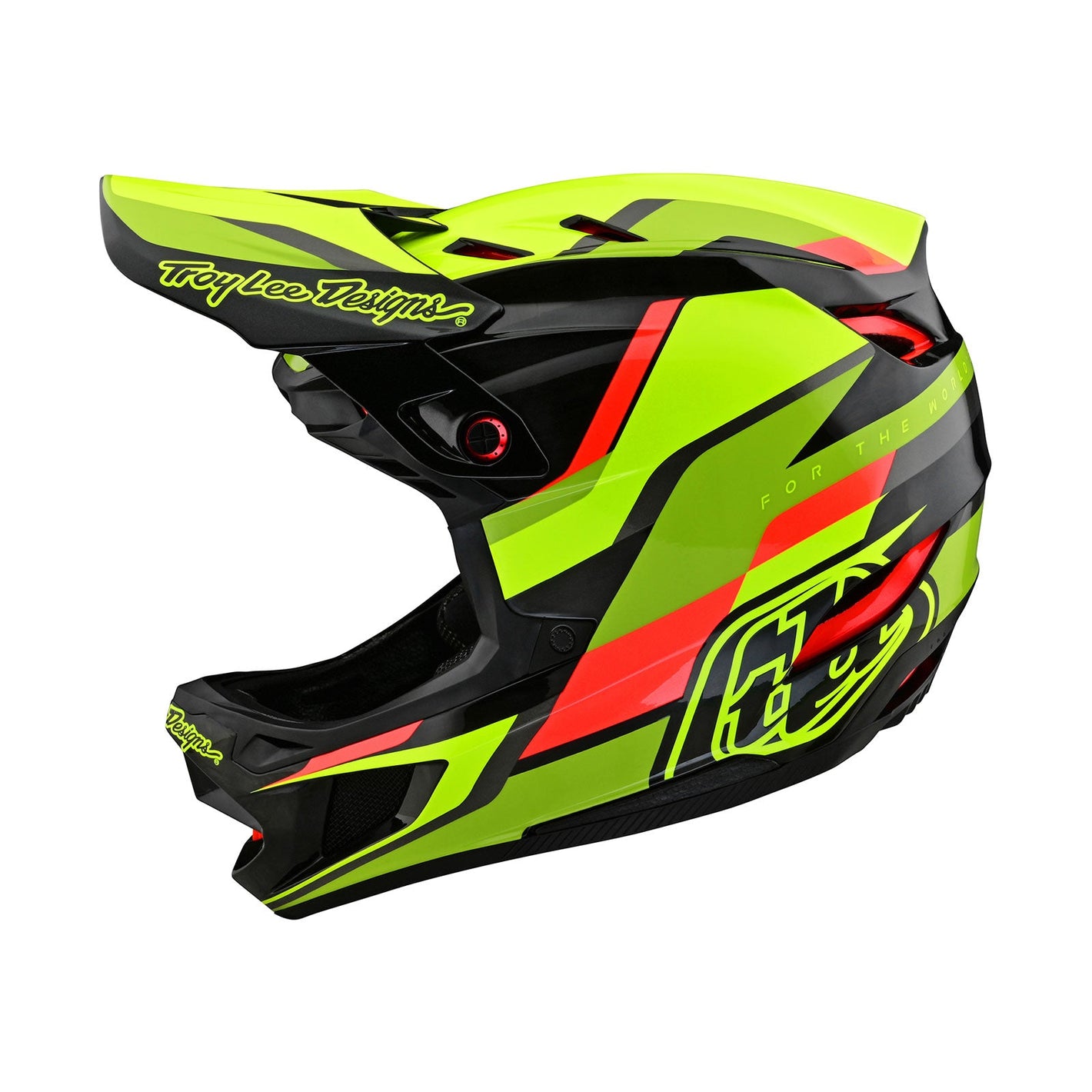 Troy Lee Designs Casco De Bicicleta D4 W/MIPS Omega Black / Yellow-ProCircuit