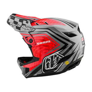 Troy Lee Designs Casco De Bicicleta D4 Carbon Sram Rojo/Negro-ProCircuit