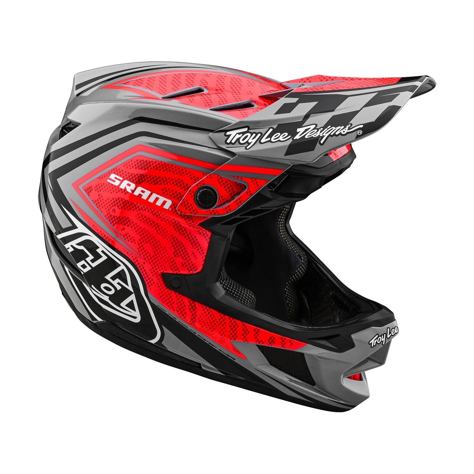 Troy Lee Designs Casco De Bicicleta D4 Carbon Sram Rojo/Negro-ProCircuit