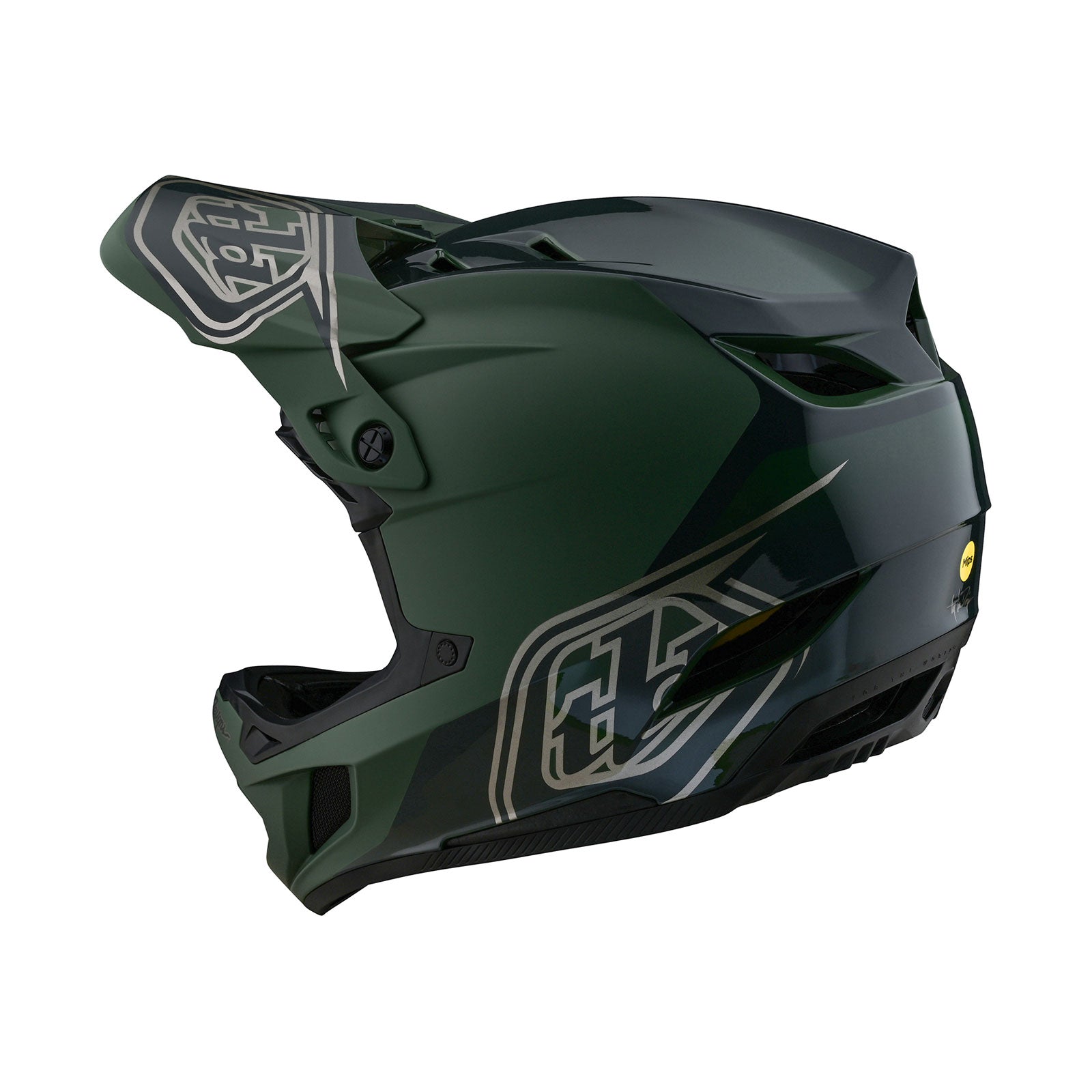 Troy Lee Designs Casco de Bicicleta D4 Polyacrylite Shadow Olive-ProCircuit