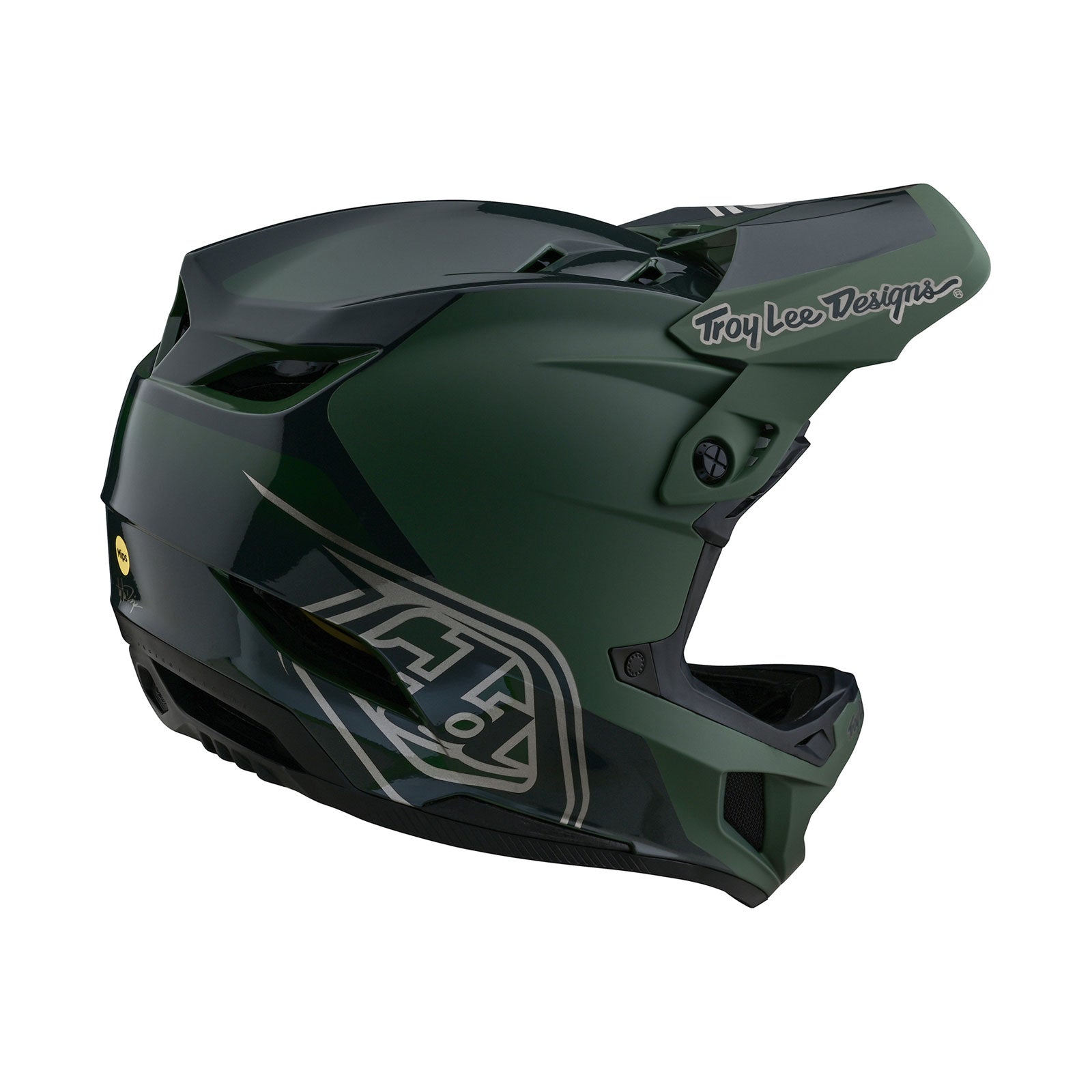 Troy Lee Designs Casco de Bicicleta D4 Polyacrylite Shadow Olive-ProCircuit