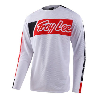 Troy Lee Designs Polera de Moto Se Pro Air Vox Blanco/Rojo