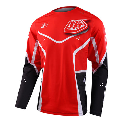 Troy Lee Designs Polera de Moto Se Pro Radian Rojo / Blanco