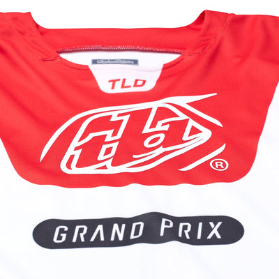 Troy Lee Designs Polera de Moto GP Pro Blends Blanco/Rojo-ProCircuit