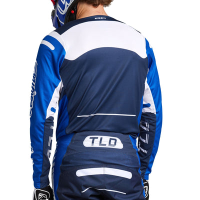 Troy Lee Designs Polera de Moto GP Pro Blends Blanco/Azul-ProCircuit