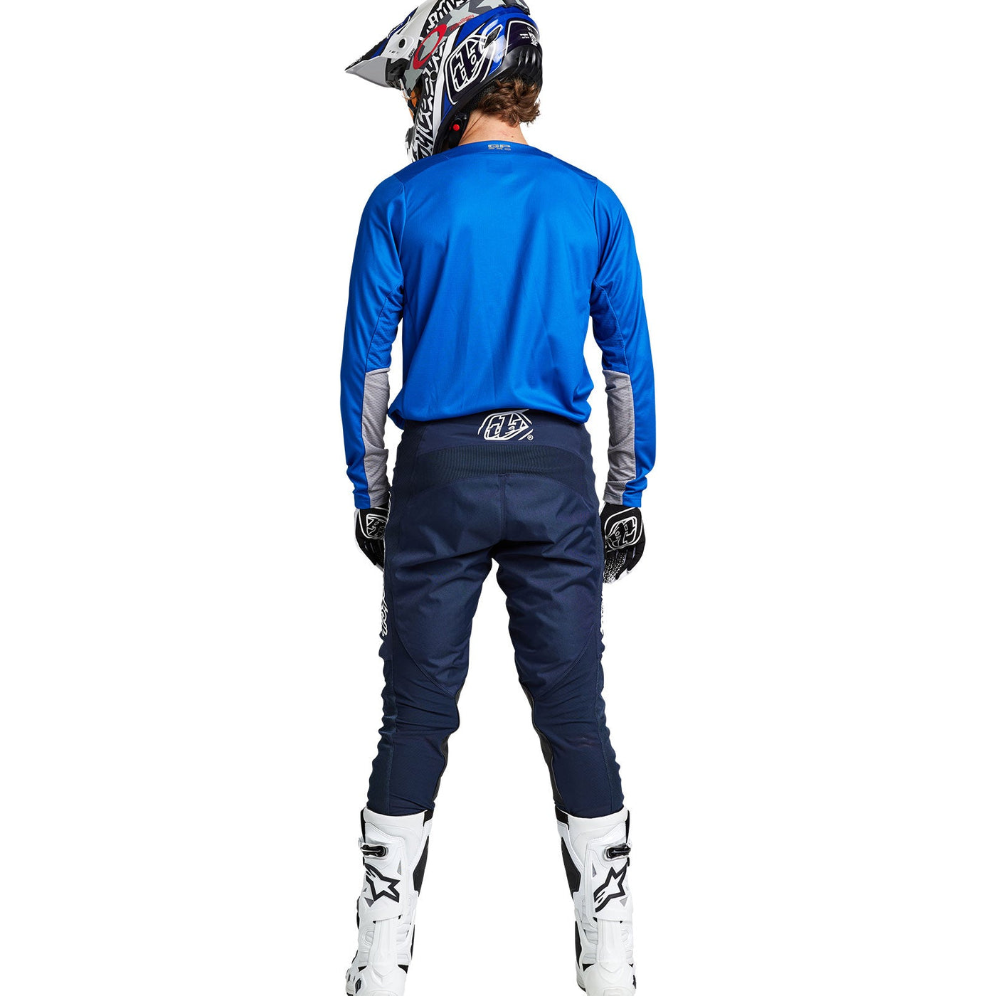 Troy Lee Designs Polera de Moto GP Pro Icon Azul/Plata-ProCircuit