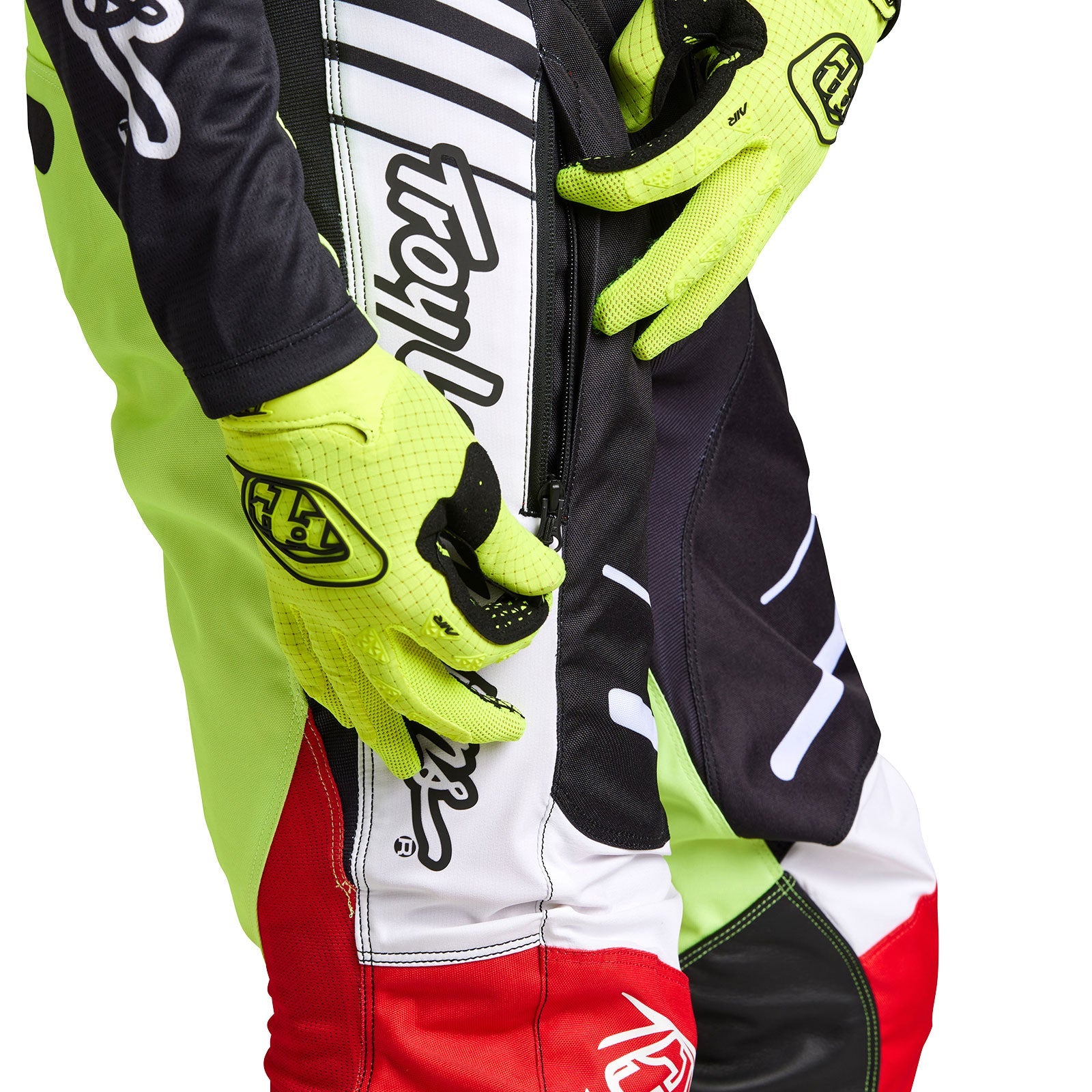 Troy Lee Designs Pantalones GP Blends Blanco/Rojo-ProCircuit