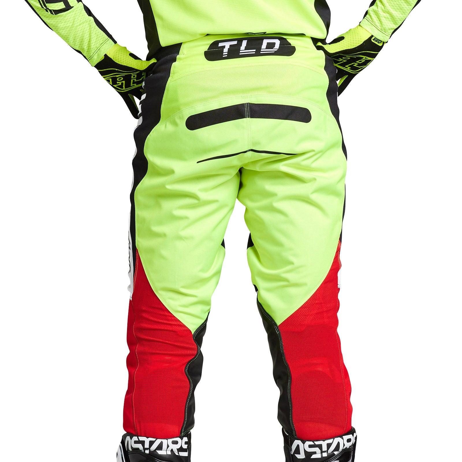 Troy Lee Designs Pantalones GP Blends Blanco/Rojo-ProCircuit