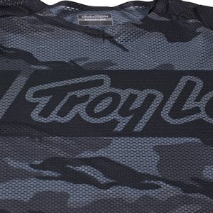 Troy Lee Designs Polera de Moto Se Pro Vox Camo Negro / Gris