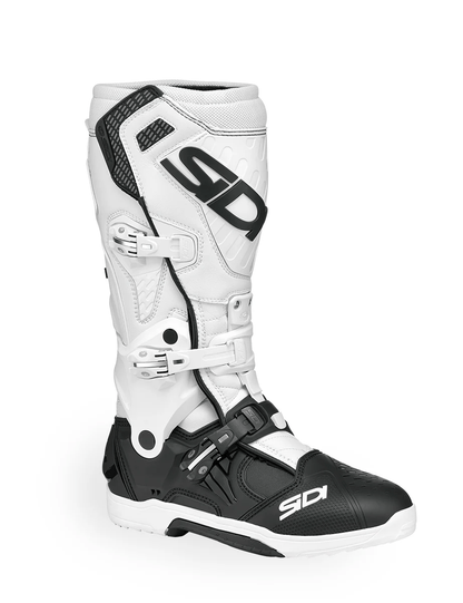BOTA SIDI CROSSAIR BLACK WHITE - procircuitcl