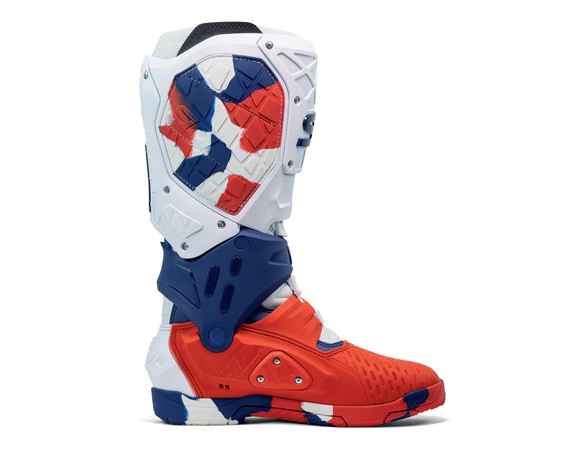 BOTA SIDI CROSSAIR X WHITE NAVY RED - procircuitcl