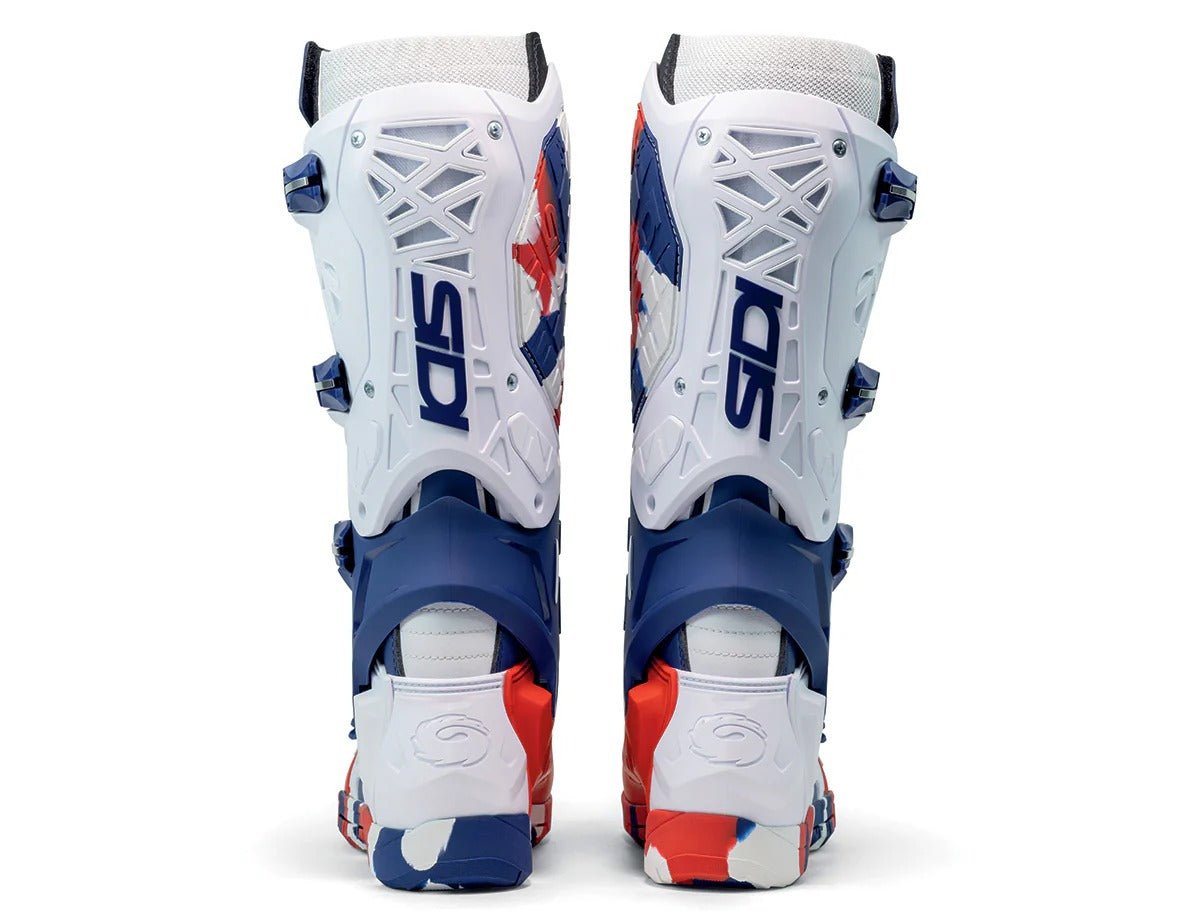 BOTA SIDI CROSSAIR X WHITE NAVY RED - procircuitcl