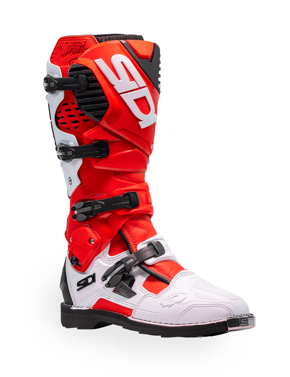 BOTA SIDI CROSSFIRE 3 RED WHITE - procircuitcl