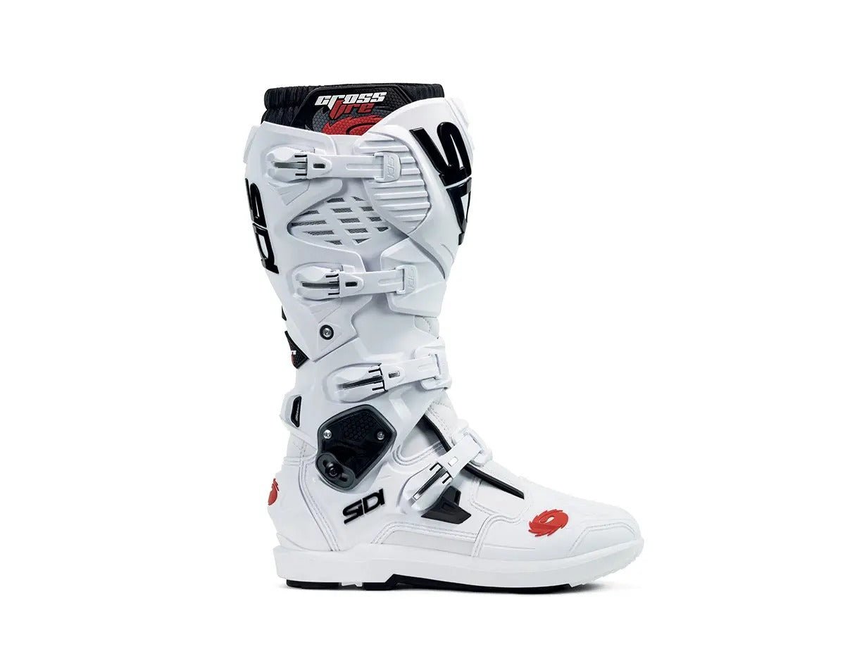 BOTA SIDI CROSSFIRE 3 SRS WHITE WHITE - procircuitcl