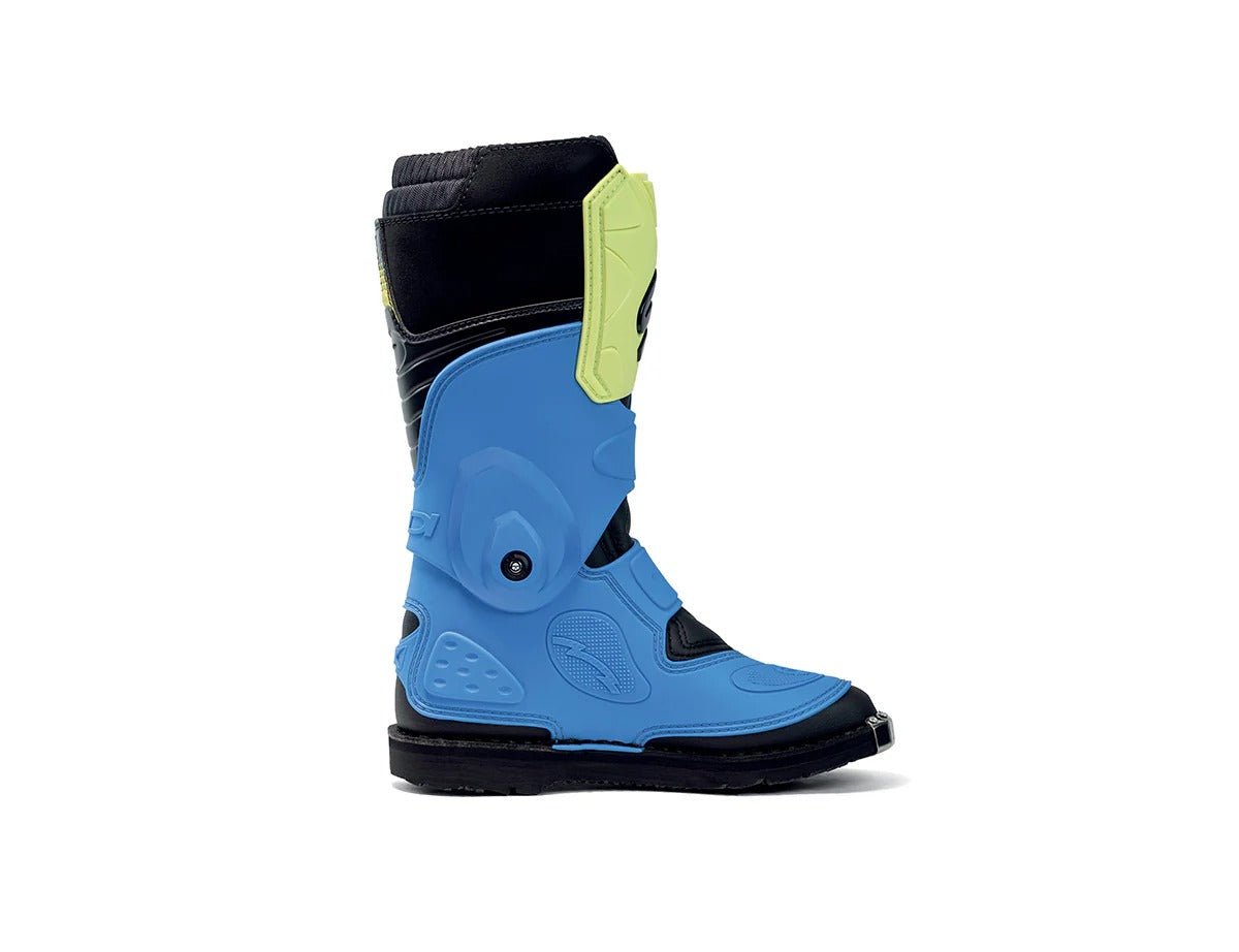 BOTA SIDI FLAME LIGHT BLU LIME NERO - procircuitcl