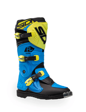 BOTA SIDI FLAME LIGHT BLU LIME NERO - procircuitcl