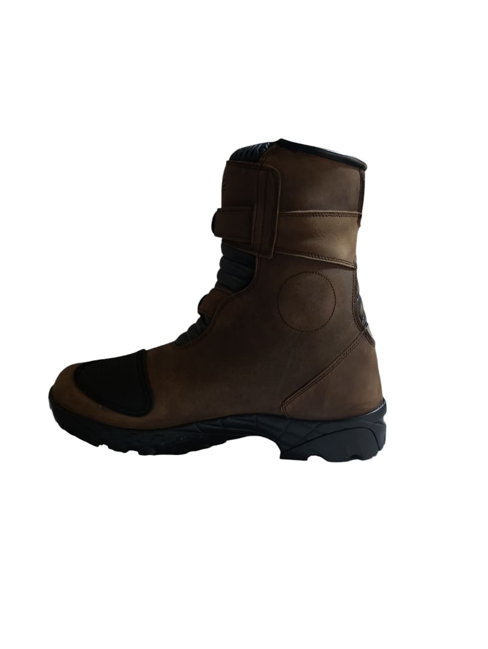 Botas Moto Adventure INTRO 201 Brown Cuero 100% Urbano Ruta Touring - procircuitcl