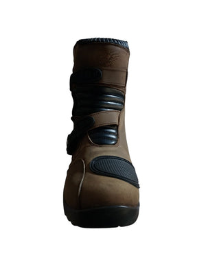 Botas Moto Adventure INTRO 201 Brown Cuero 100% Urbano Ruta Touring - procircuitcl