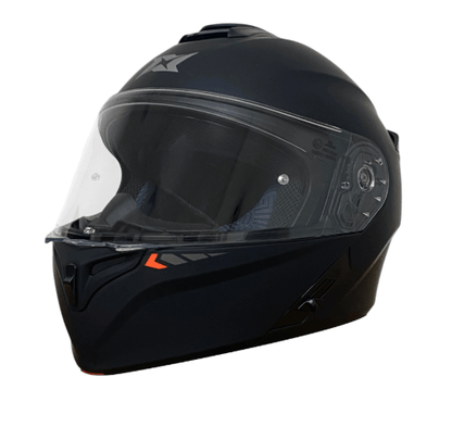 CASCO ABATIBLE AXXIS STORM NEGRO MATE - procircuit