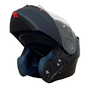 CASCO ABATIBLE AXXIS STORM NEGRO MATE - procircuit