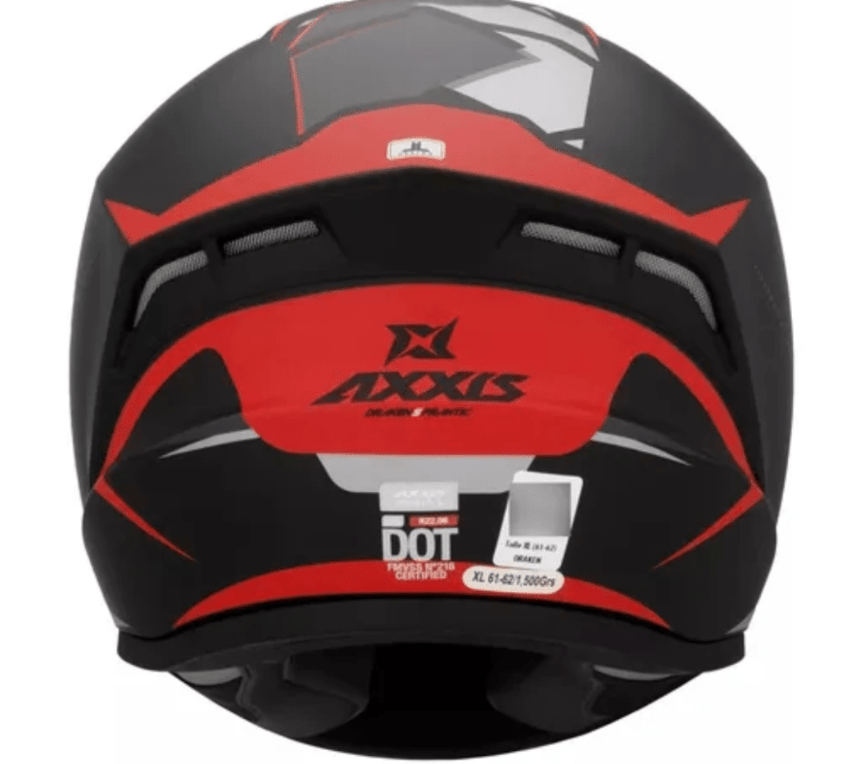 CASCO AXXIS DRAKEN S FRANTIC B5 RED MATTE - procircuitcl