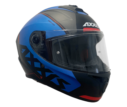 Casco AXXIS FF112D Draken S Gear E7 Azul Mate - procircuitcl