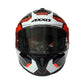 CASCO AXXIS FF112D DRAKEN S SUNRAY B5 ROJO FLUOR BRILLO - procircuitcl