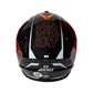 CASCO AXXIS FF112D DRAKEN S SUNRAY B5 ROJO FLUOR BRILLO - procircuitcl