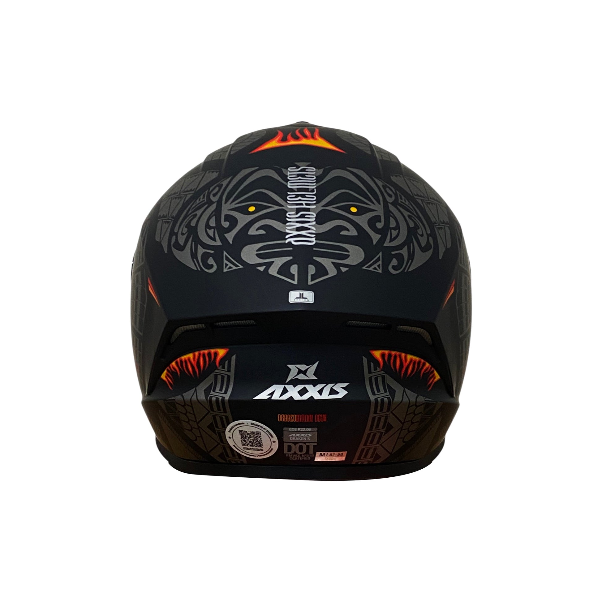 Casco Integral Axxis Draken Maori Devil - procircuit